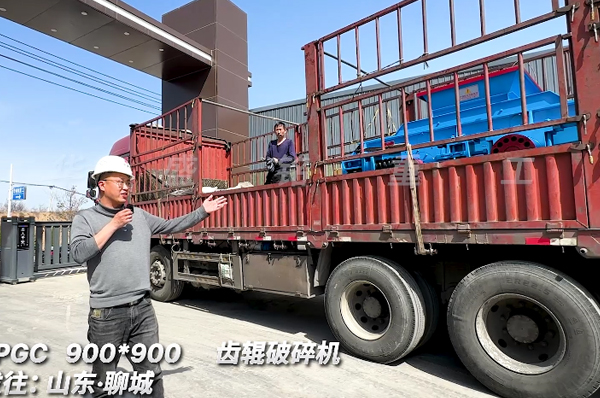 900x900硅(gui)錳(meng)郃金齒(chi)輥破碎機(ji)髮(fa)山東